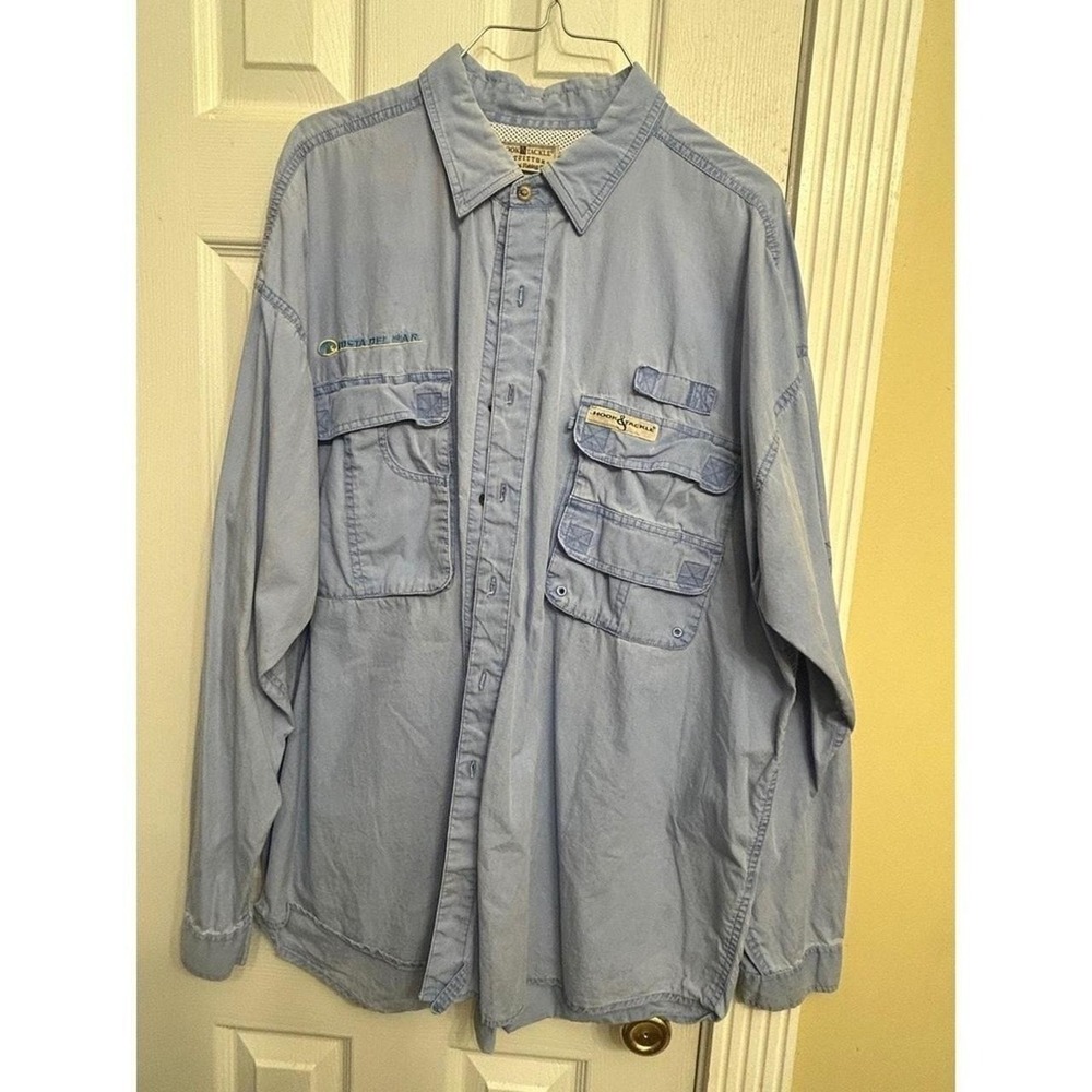 Hook and Tackle Outfitters button down outdoor fishing shirt Sz XL